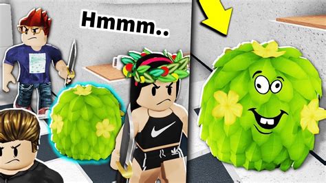 I wore a ROBLOX BUSH to hide from EVERYONE .